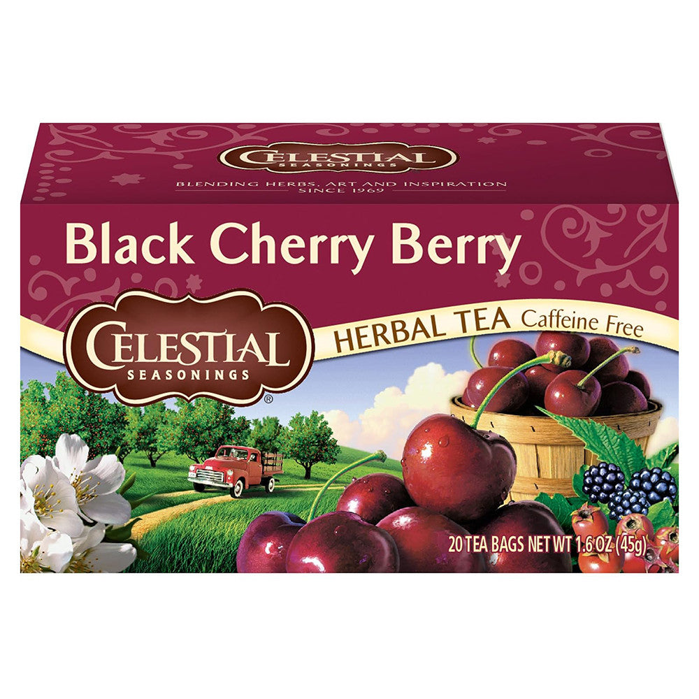 Celestial Seasonings Herb Tea, Black Cherry Berry - 20 Tea Bags